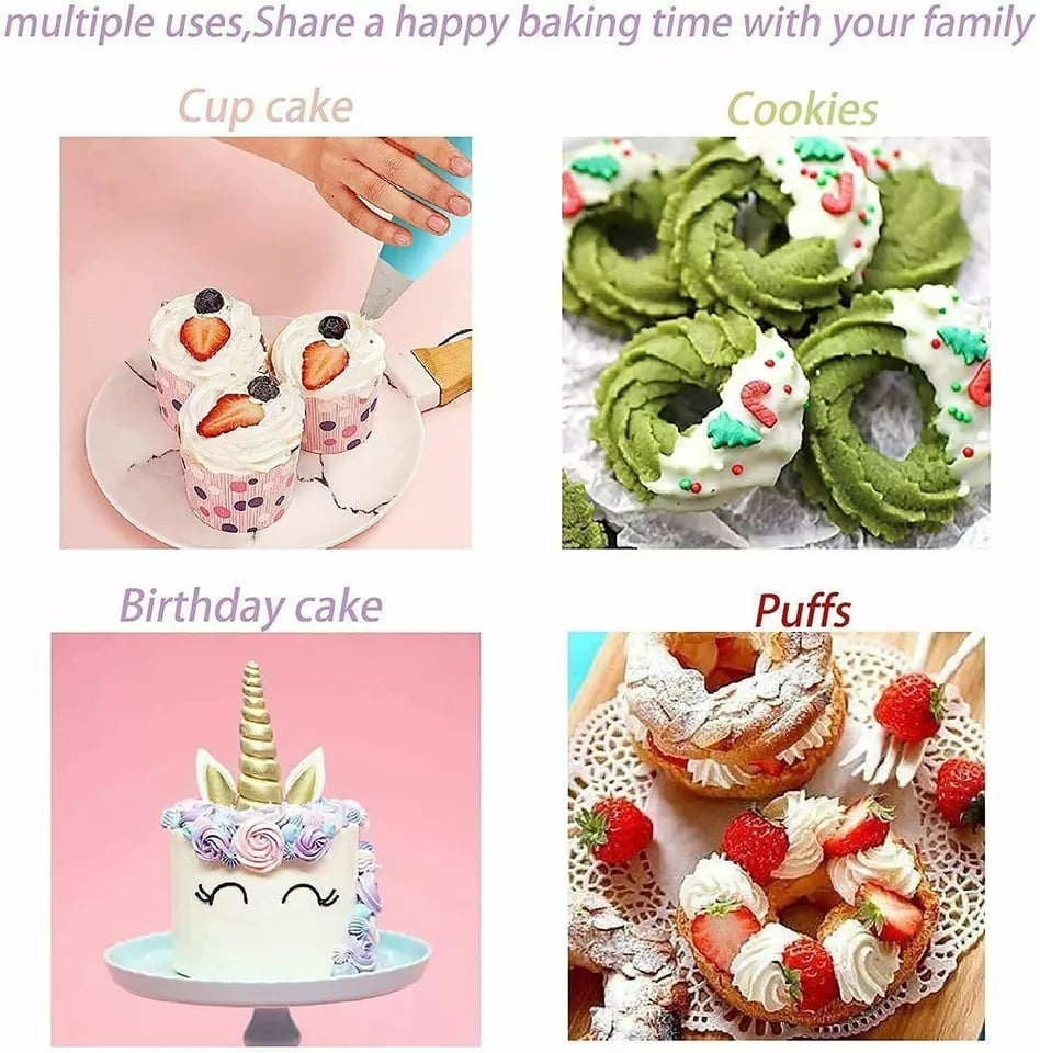 Maliben TitanSplendor Cake Decorating Set — Stainless Steel