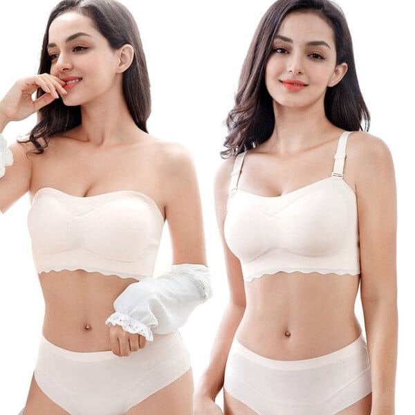 Maliben | Plus Size Sexy, Strapless, Invisible Push Up-Bra