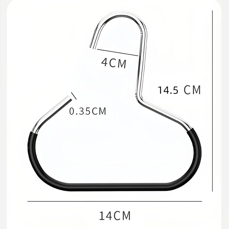 Maliben | Open-Ring Closet Hangers For Scarves, Hats & Accessories