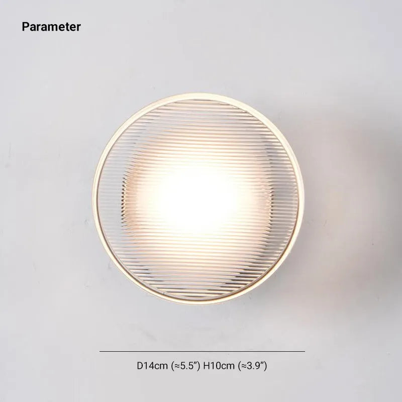 Maliben | Metal Wall Lamp Small Modern Bowl-Shaped Design