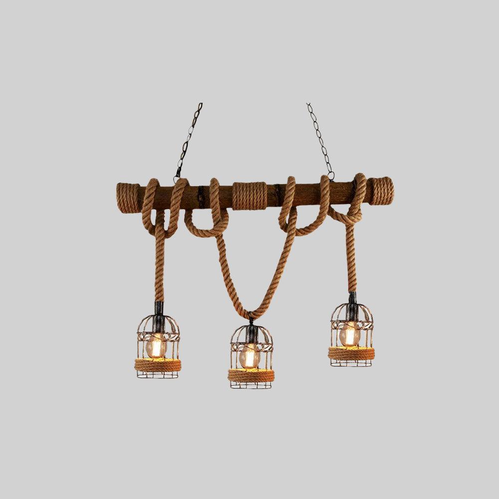 Maliben | Alessioglow - Retro Metal Wood Pendant Lamp For Atmospheric Interiors