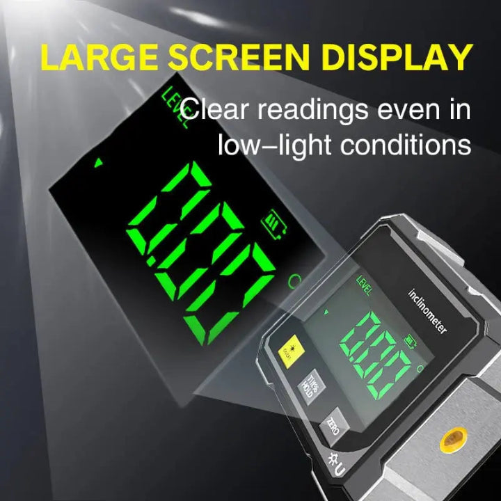 Maliben | Precision Angle Meter Anglepro – Magnetic Digital Level