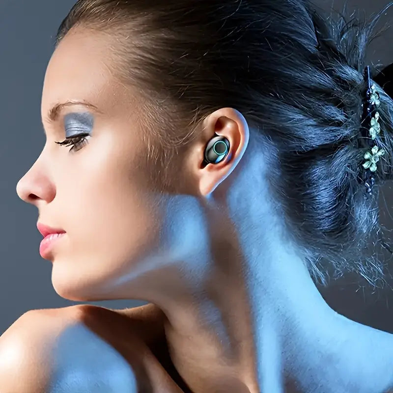 Maliben | Soniq - Ultrabass Wireless Earbuds – Sporty In-Ear Headphones With Charging Case