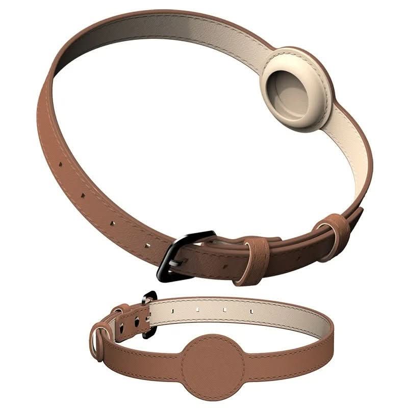 Maliben | EDOUARD – Elegant dog collar with AirTag holder & weatherproof design