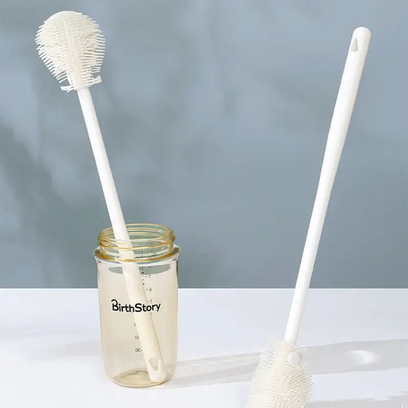 Maliben | All-Angle Bottle Brush — Experience Crystal-Clear Cleanliness That Makes Every Bottle Food-Safe! (4 Pieces)