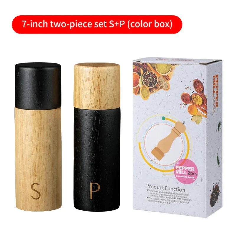 Maliben | Wood Salt and Pepper Mill Set