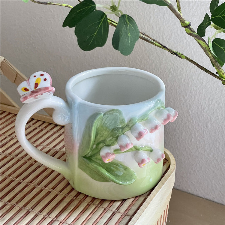 Maliben | 3D Floral Hand-painted Mug