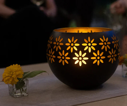 Maliben | Flower Candle Lamp With Diffuser – Fleuris