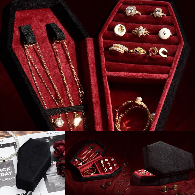 Maliben | Gothic Coffin Jewelry Storage Box