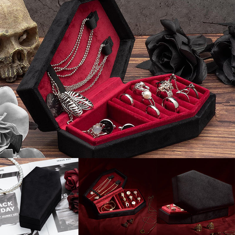 Maliben | Gothic Coffin Jewelry Storage Box