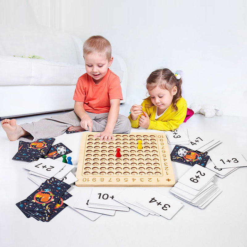 Maliben | Ecotoys Calcublox | Wooden Educational Math Game - Learn Quick & Easy Math