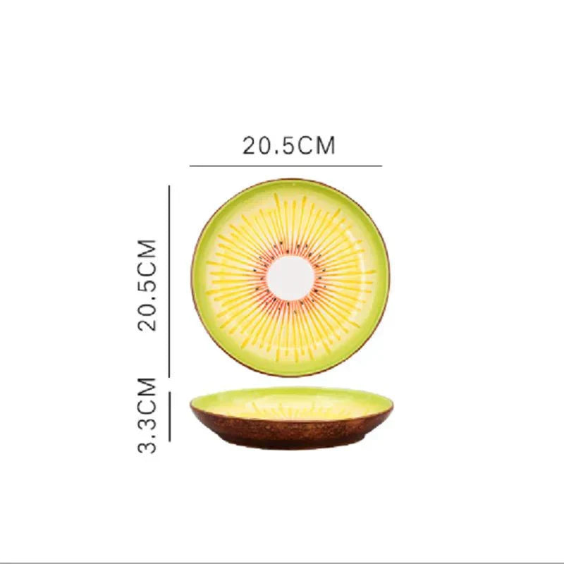Maliben | Vegetable Shapes Ceramic Salad Plate