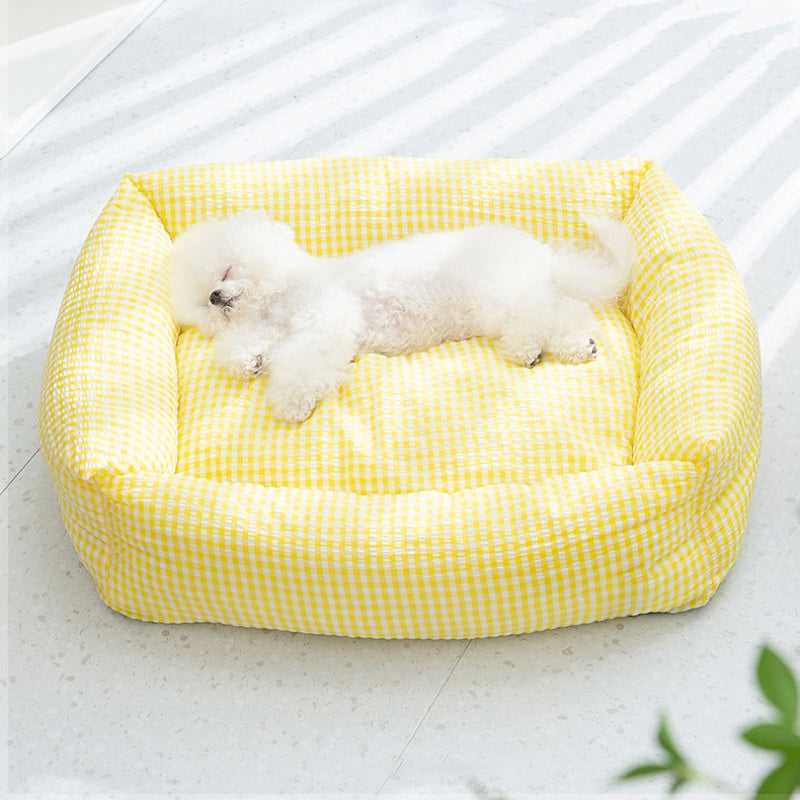 Maliben | Rectangular washable dog bed breathable pet bed