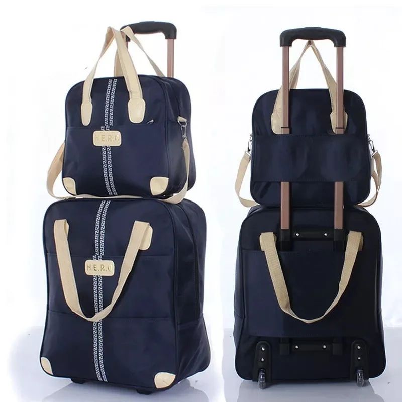MAliben | 2 In 1 Trolley Traveling Bag With a Boarding Bag