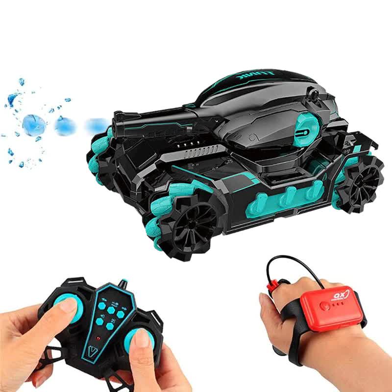 Maliben | Aquablast | The Ultimate Water Fight Experience - Rc Tank With Gesture Control And Water Bomb Shooter!