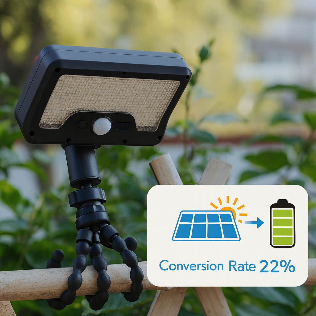 Maliben | Flexible Tripod Solar Powered Motion Sensor Outdoor Light