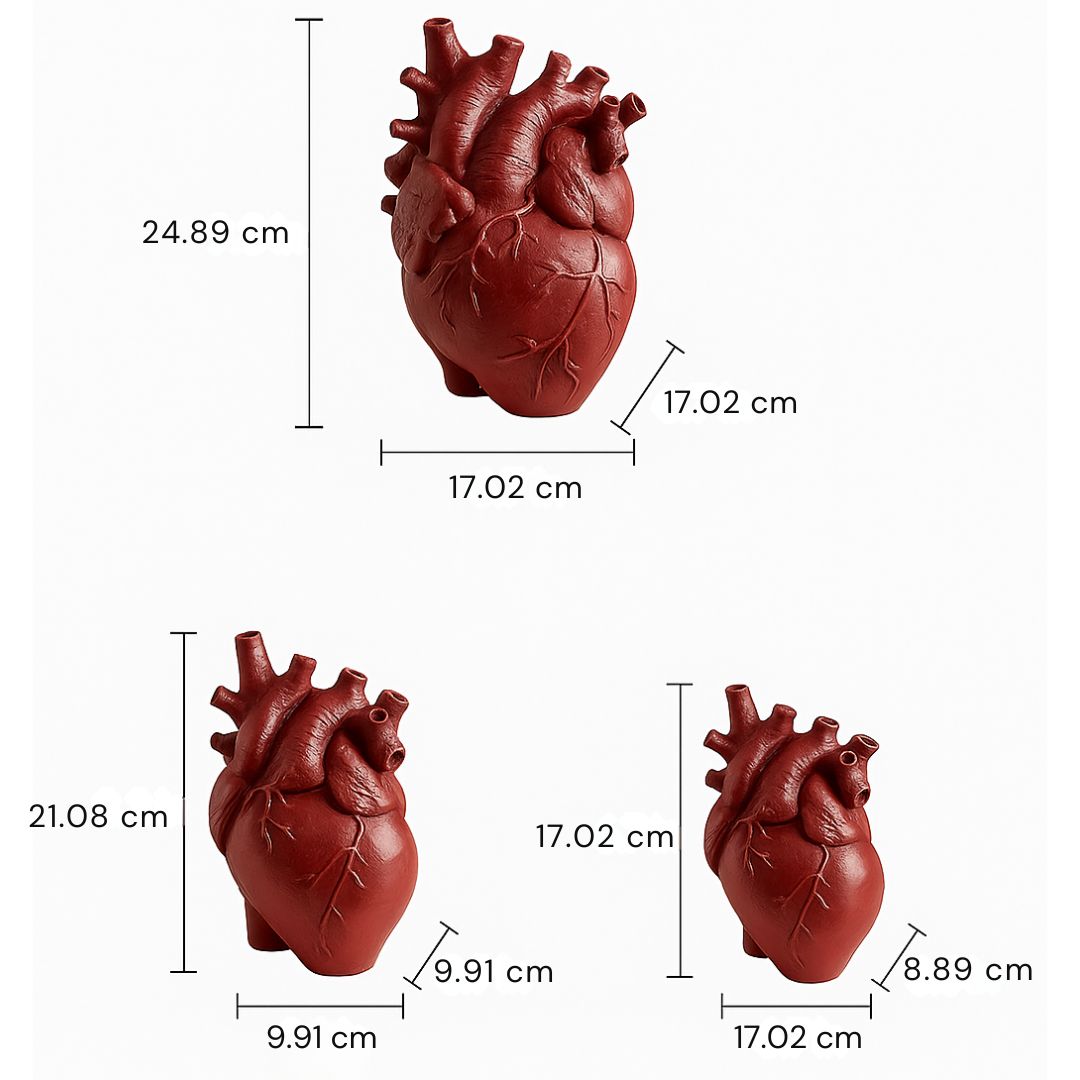 Maliben | Greek Inspired Heart-Shaped Vase - Elena