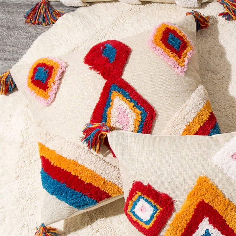 Maliben | Handmade Decorative Pillow In Moroccan Boho Style