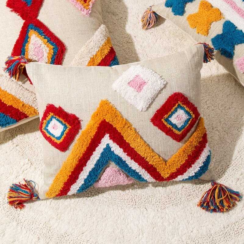 Maliben | Handmade Decorative Pillow In Moroccan Boho Style