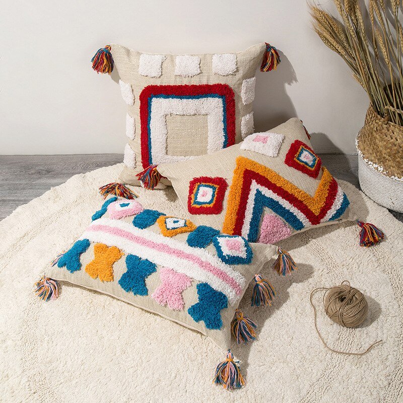 Maliben | Handmade Decorative Pillow In Moroccan Boho Style