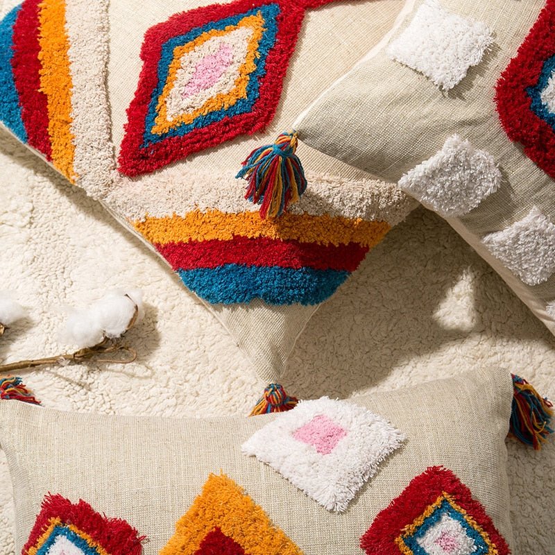 Maliben | Handmade Decorative Pillow In Moroccan Boho Style