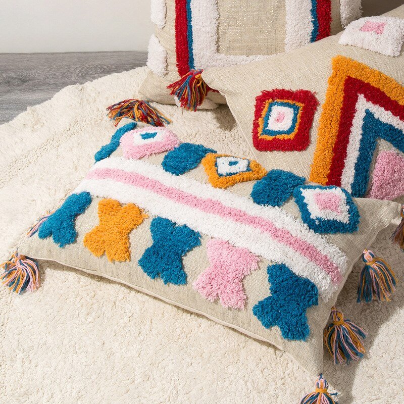 Maliben | Handmade Decorative Pillow In Moroccan Boho Style