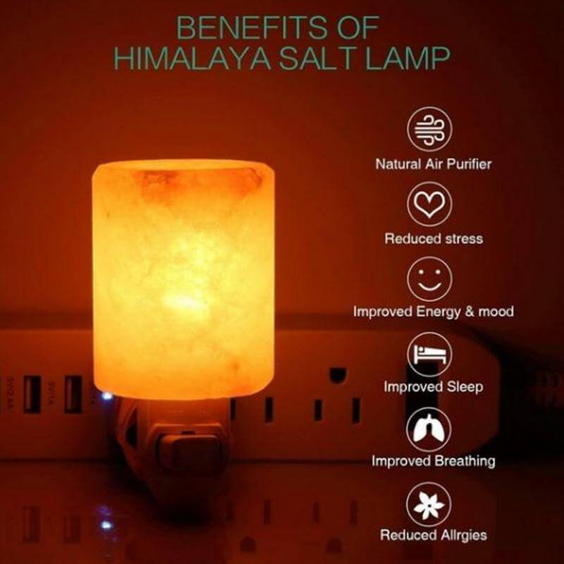 Maliben | Glowsalt Lamp - Enchanting Himalayan Glowsalt Lamp For Healthy Atmosphere