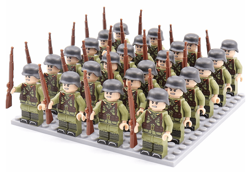 Maliben | Historyblocks – Collectible Historical Figures Playset (21 Pcs)
