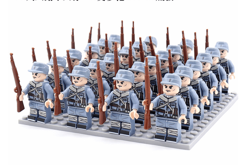 Maliben | Historyblocks – Collectible Historical Figures Playset (21 Pcs)