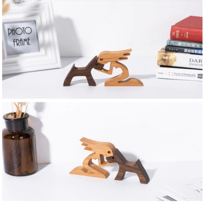 Maliben | Hugo Wooden Sculpture | Unique Handmade Figurine