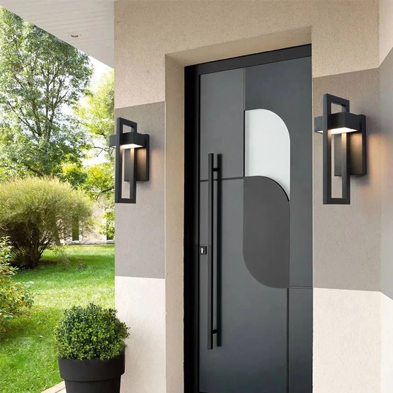 Maliben | Wall Lamp Outdoor Stainless Steel Black