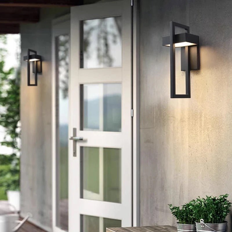 Maliben | Wall Lamp Outdoor Stainless Steel Black