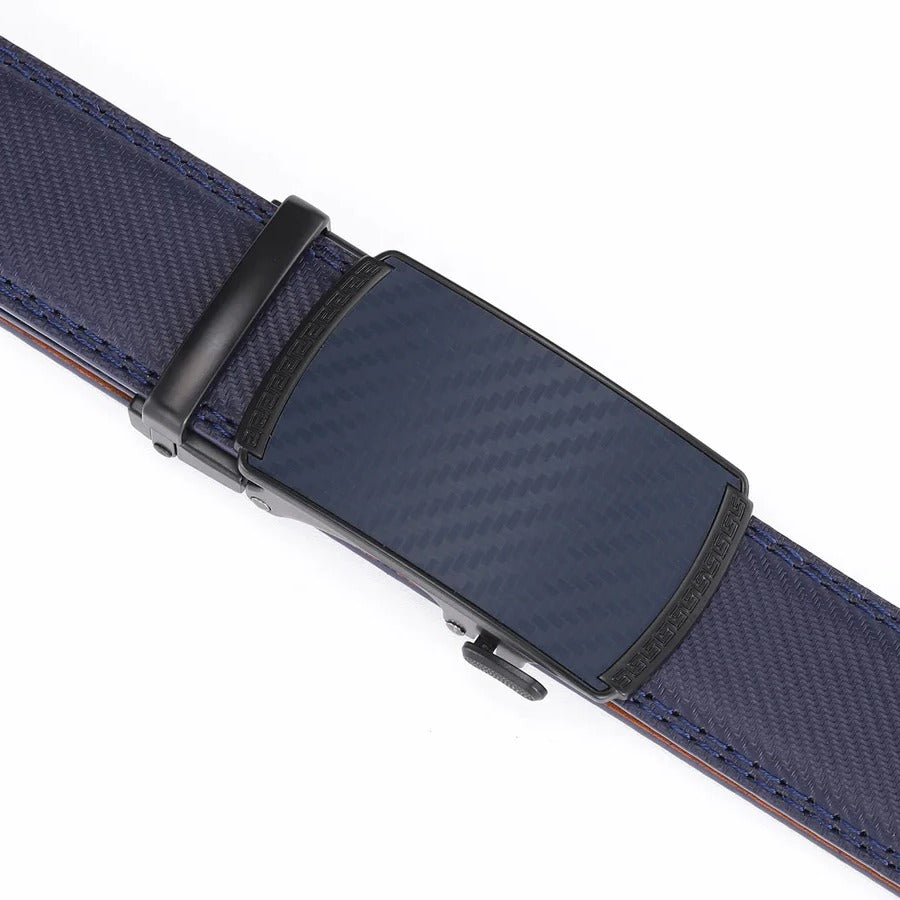 Maliben | Men's Leather Belt With Automatic Buckle