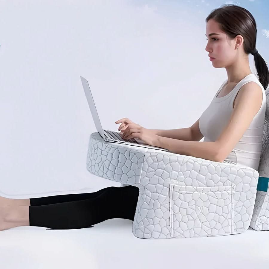 Maliben | Memory Foam Reading Pillow With Arm And Back Support