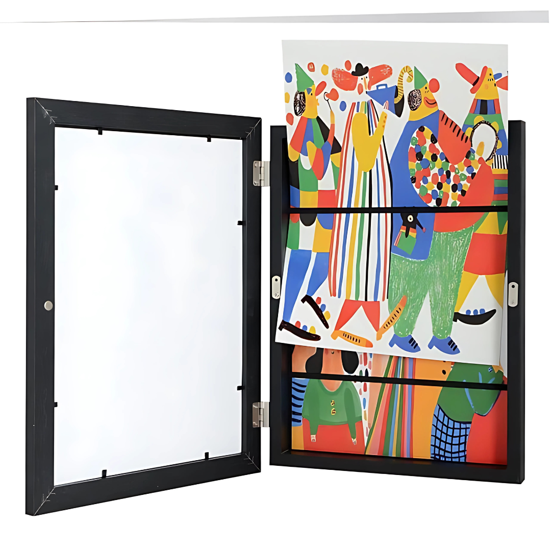 Maliben | Photo Frame Wood Hinged Artwork Display