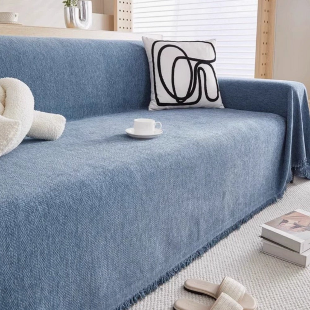 Maliben | Sofa Cover Durable Chenille Fabric Protection