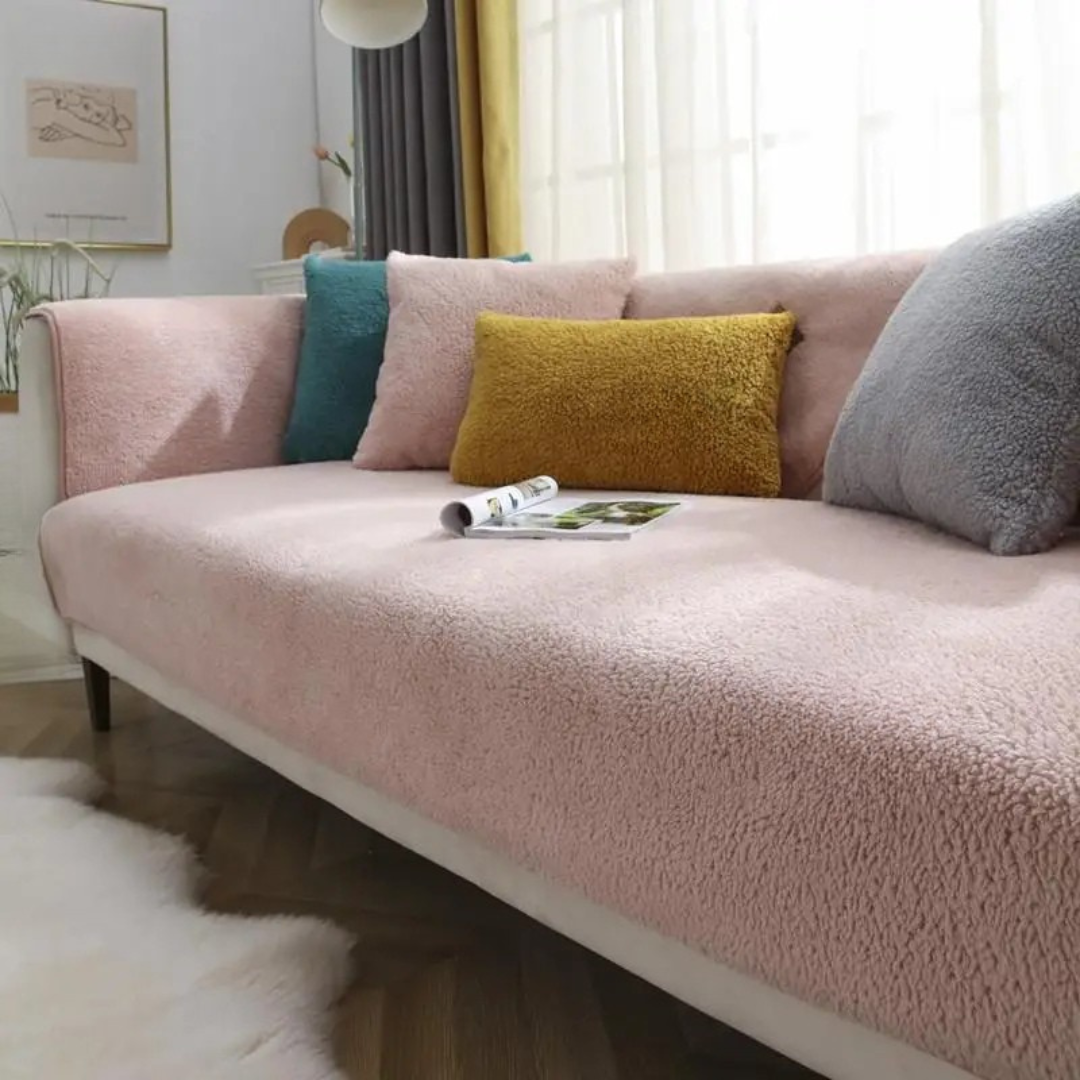 Maliben | Fleece Sofa Cover Waterproof Non Slip