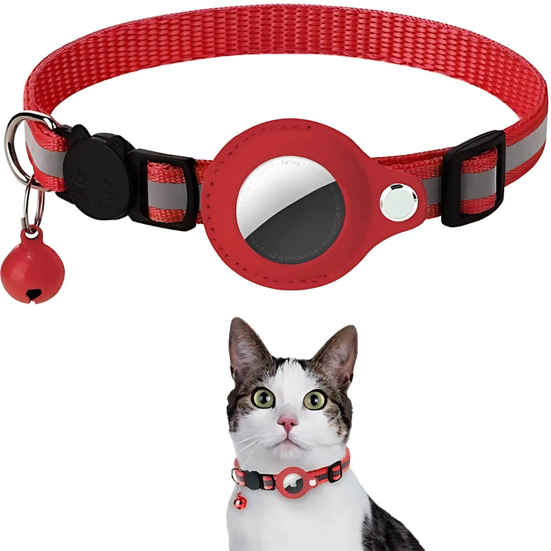 Maliben | Cat Collar With Bell And GPS Tracker Holder