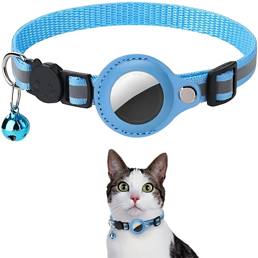 Maliben | Cat Collar With Bell And GPS Tracker Holder