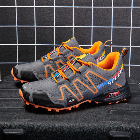 Maliben | Summit Climber HikIng Boots in Blue And Green