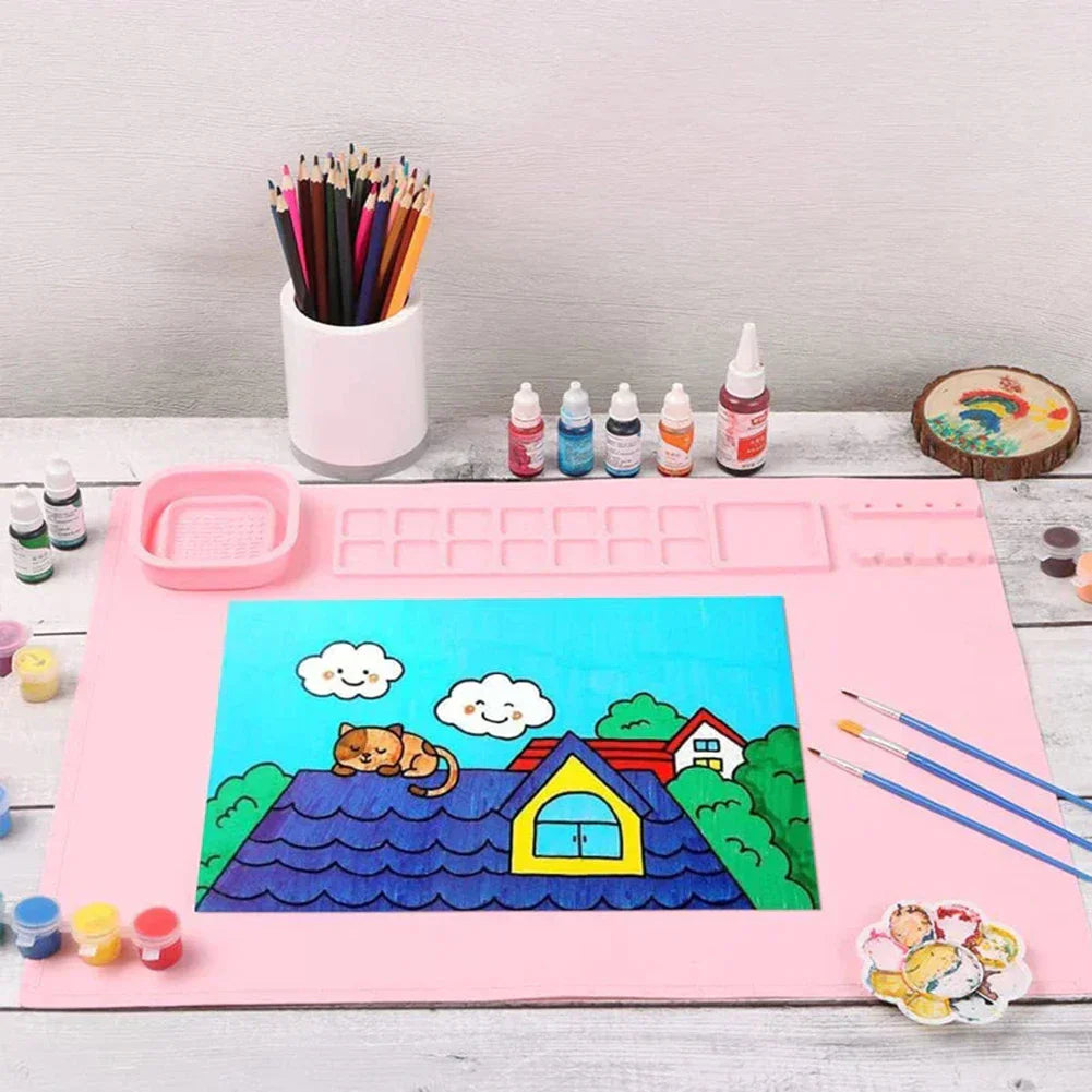Maliben | Cleaning Is Child's Play – Color Play Mat For Kids