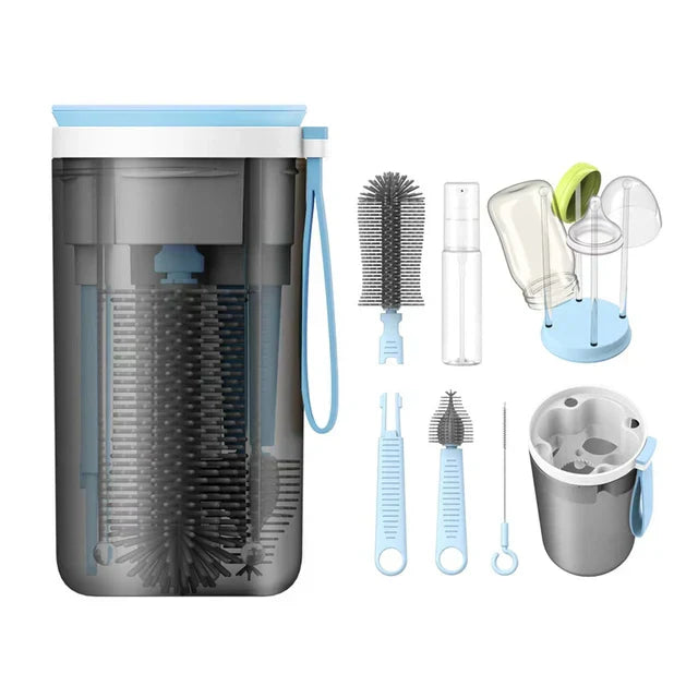 Maliben | Baby Bottle Cleaning Set – Practical Brush With Accessories For Easy Care On The Go