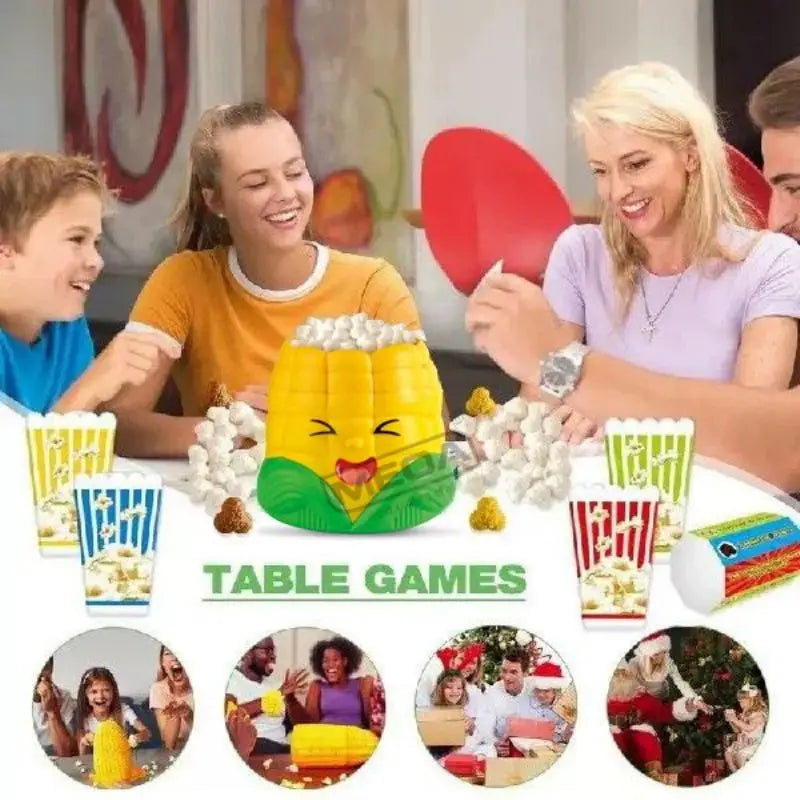 Maliben | Popcorn Fun For The Family – Popping Family Game With Corn Box