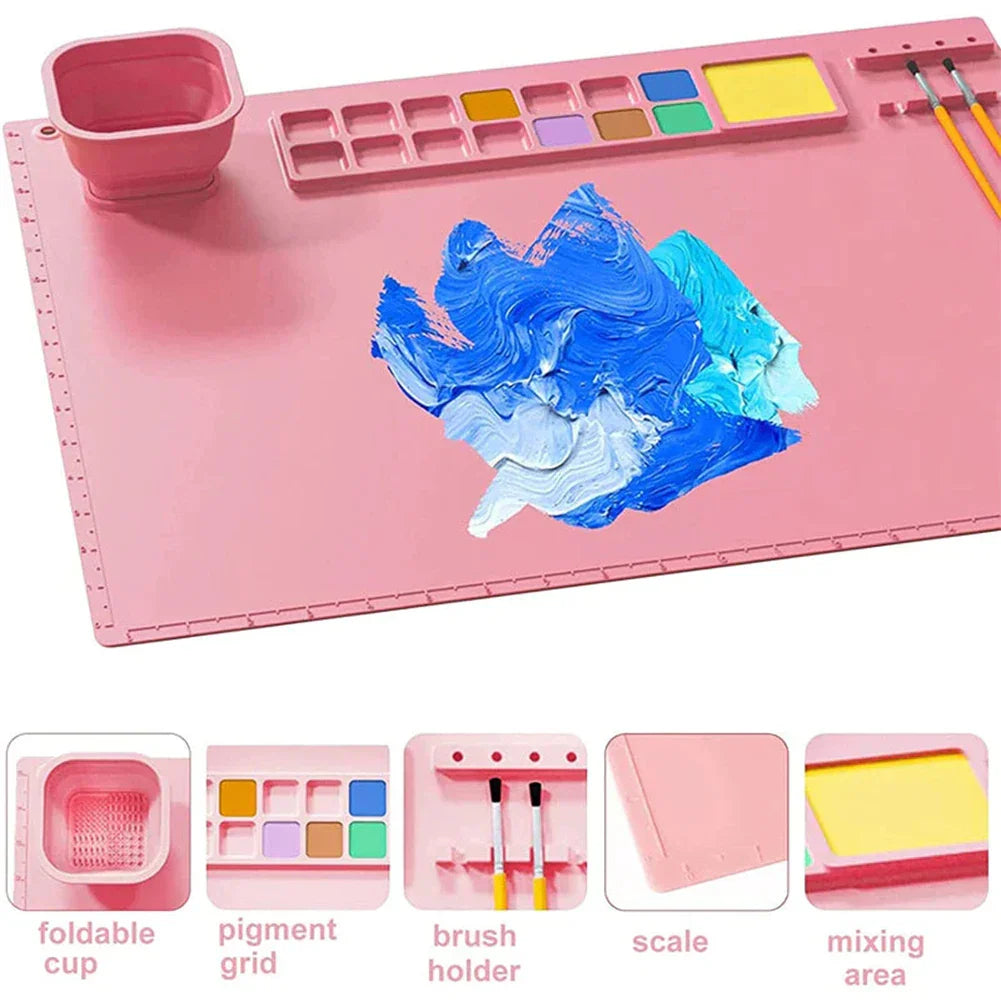 Maliben | Cleaning Is Child's Play – Color Play Mat For Kids