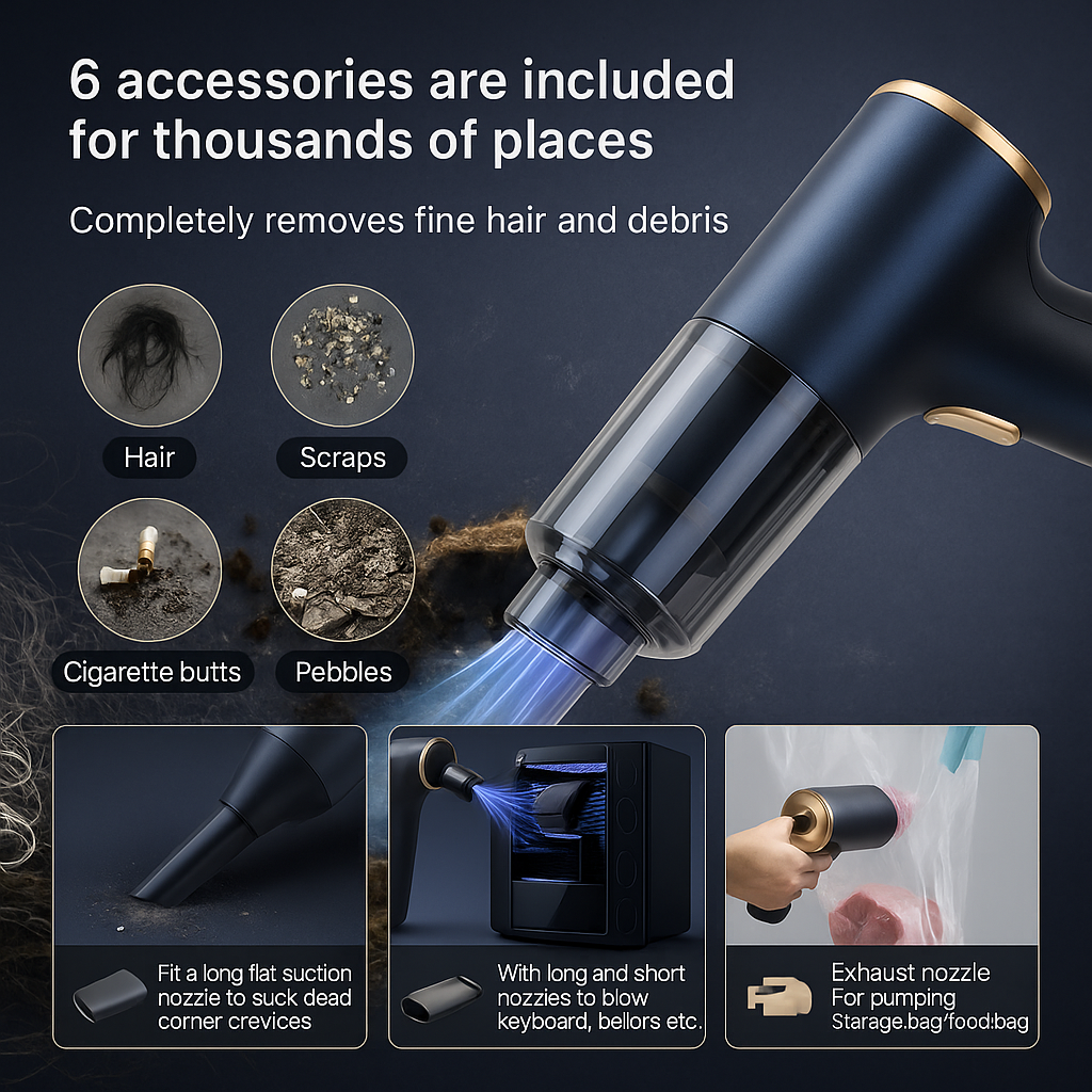 Maliben | Hyper Clean Wireless Portable Vacuum Cleaner