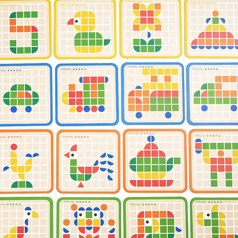 Maliben | WoodlAnd Puzzle - Fun and Educational Wooden Puzzle Set