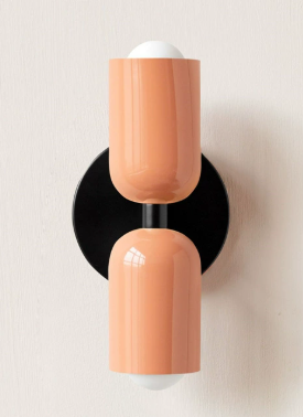 Maliben | Wall Light Duoglow | Dual-Sided Led LightIng | ColOr Highlight For Your Home | Metal Housing in Green, Pink or Red