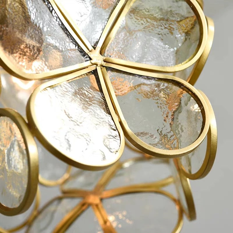 Maliben | Modern Flower Shape Glass Led Pendant Lamp