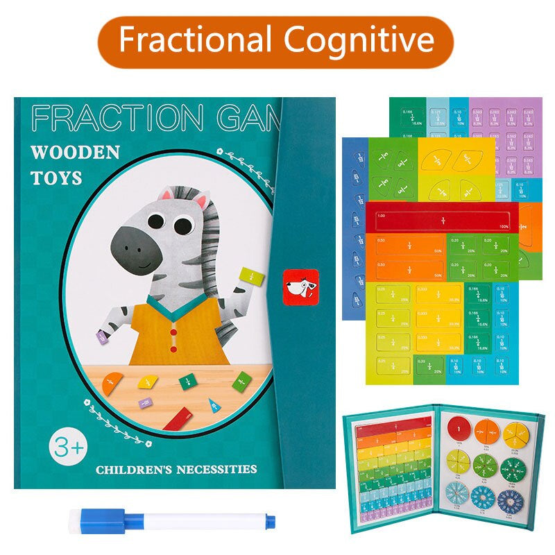 Maliben | Math Teacher Book | Learn Fractions Playfully - Educational Math Book For Children