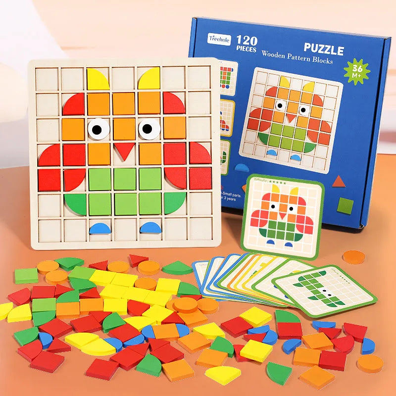 Maliben | WoodlAnd Puzzle - Fun and Educational Wooden Puzzle Set